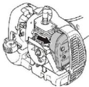 HUSQVARNA 129R - Marmitta - 1
