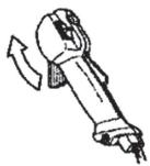 HUSQVARNA 129R - Akceleratoriaus fiksavimas - 6