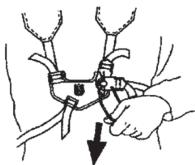 HUSQVARNA 129R - Adjusting the harness - 2