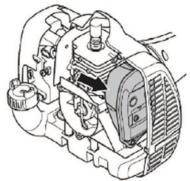 HUSQVARNA 129R - Kipufogodob - 1