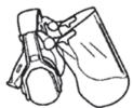 HUSQVARNA 129R - Vedoszemveg - 2