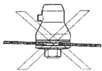 HUSQVARNA 129R - Fitting blades and trimmer heads - 2