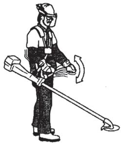 HUSQVARNA 129R - Jevn skulderbelastning - 2