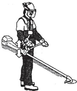 HUSQVARNA 129R - Carico uniforme sulle spalle - 3