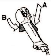 HUSQVARNA 129R - Dispositivul de blocare a acceleratiei - 1