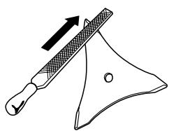 HUSQVARNA 39R - Filing the grass blade - 5