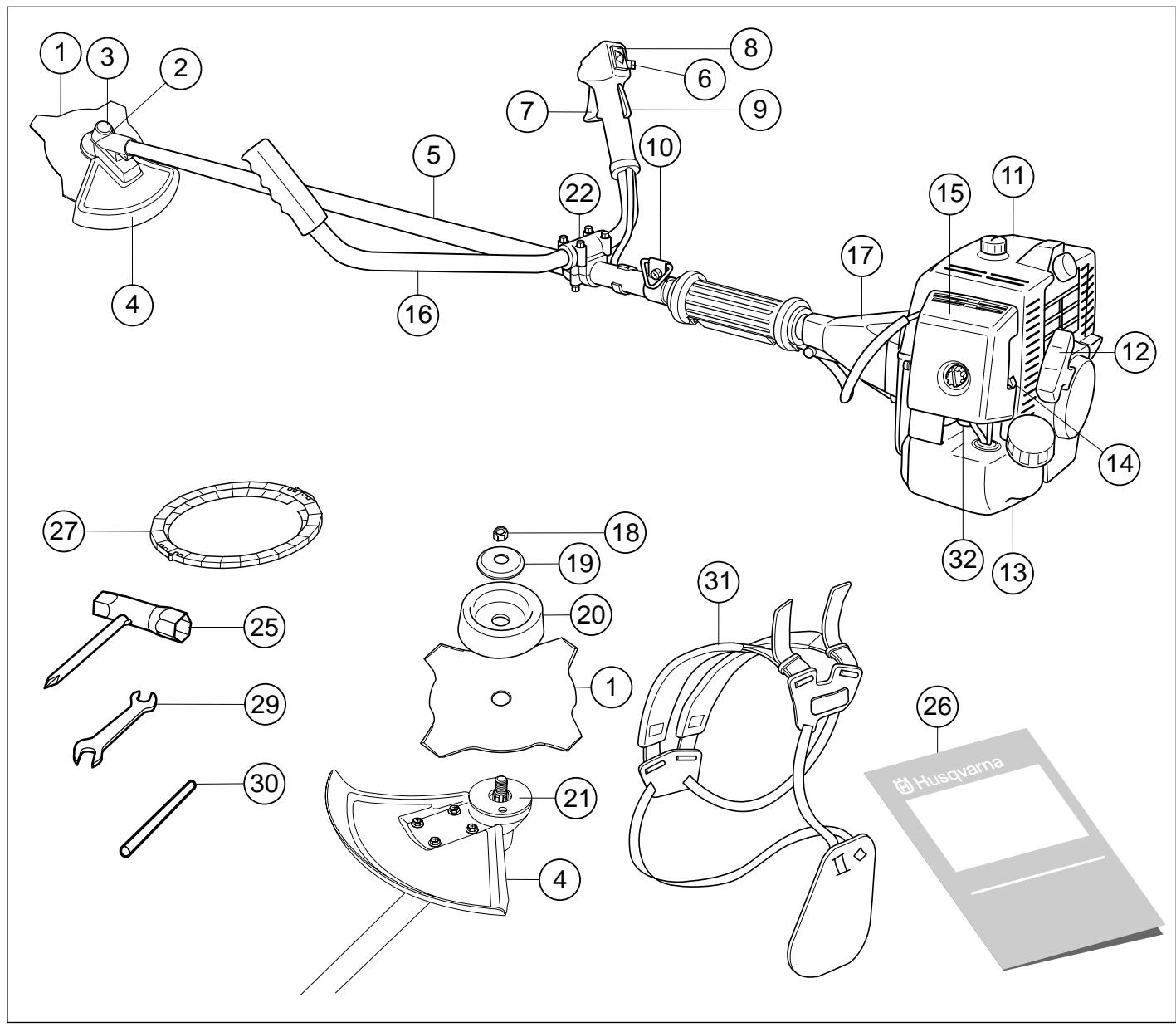 HUSQVARNA 39R - WHAT IS WHAT? - 1