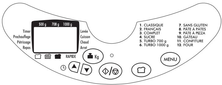 DELONGHI BDM 755. S - TABLEAU DES COMMANDES - 1