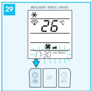 DELONGHI PAC WE125ECO - Programmation de l'arrêt - 2