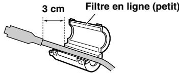 3 cm Filtre en ligne (petit)