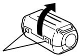 JVC GR-D230E - Comment attacher le filtre en ligne - 1