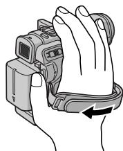 JVC GR-D280E - Ajustement de la poignée - 1
