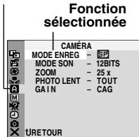 JVC GR-D280E - Manuel des menus secondaires - 2