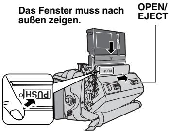 JVC GR-D815E - ② Legen Sie die Kassette ein (15). - 1