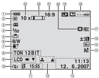 JVC GR-D815E - Nur während der Videoaufnahme - 1