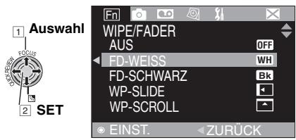 JVC GR-D815E - Ändern der Menüeinstellungen - 5