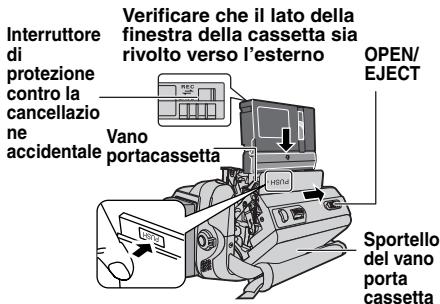 JVC GR-D822E - Inserimento/Estrazione Di Una Cassetta - 1