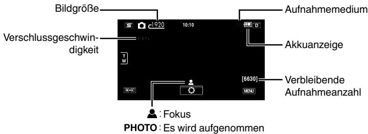 JVC GZ-HM960BE - Anzeigen während der Standbildaufnahme - 1