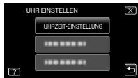 JVC GZ-HM960BE - Einstellen der Uhrzeit - 2