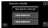 JVC GZ-HM960BE - Pour réinitialiser l'horloge - 2