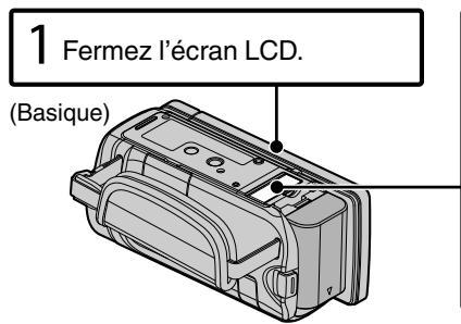 JVC GZ-HM960BE - Insérer une nouvelle carte SD - 1