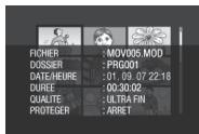 JVC GZ-MG460EF - Appuyer sur la touche INFO. - 2