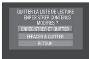 JVC GZ-MG460EF - Création d'une liste de lecture - 6
