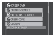 JVC GZ-MG460EF - Sélectionner [SELECTION. ET CREER]. - 1