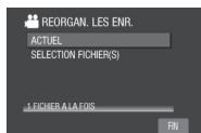 JVC GZ-MG460EF - Sélectionner [ACTUEL]. - 1