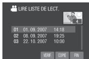 JVC GZ-MG460EF - Lecture de listes de lecture - 2