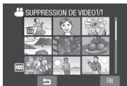 JVC GZ-MG460EF - Sélectionner le fichier désiré. - 1