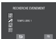 JVC GZ-MG460EF - Sélectionner l'événement. - 1