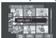 JVC GZ-MG460EF - Sélectionner un nouvel événement dans lequel le fichier sera enregistré. - 1