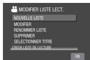 JVC GZ-MG460EF - Création d'une liste de lecture - 2