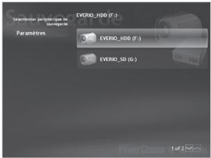 JVC GZ-MG460EF - Cliquer sur [EVERIO\_HDD] ou [EVERIO\_SD]. - 1