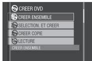 JVC GZ-MG460EF - Sélectionner [CREER ENSEMBLE]. - 1