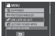 JVC GZ-MG460EF - Lecture de listes de lecture - 1