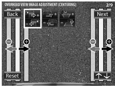 KENWOOD CMOS-310 - Beeldafstelling bovenaanzicht (centreren) - 1