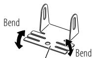KENWOOD CMOS-310 - Installing the Camera/Adjusting its angle - 2