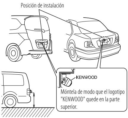 KENWOOD CMOS-310 - Posición de instalación recomendada - 1