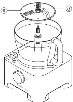 KENWOOD FP950 - utilisation des disques de coupe - 1