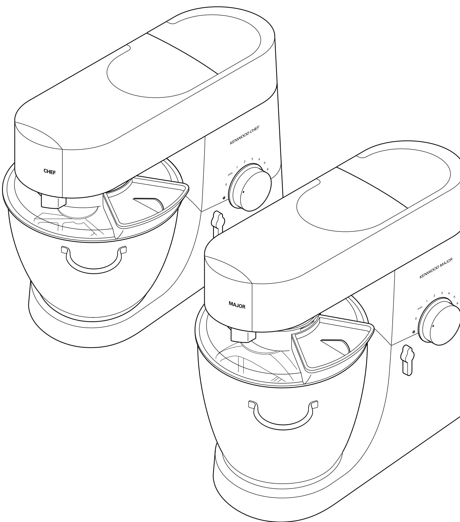 KENWOOD MAJOR - Chef and Major KM001 - KM007 series - 1