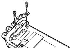 KENWOOD TK-3160 - INSTALLING THE BELT CLIP - 1
