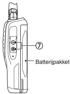 ⑦ Batterijpakket