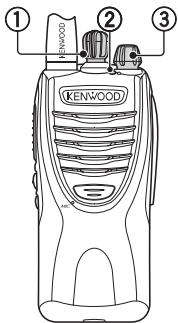 KENWOOD TK-3302 - BEVESTIGEN VAN DE OPTIONELE LUIDSPREKER/MICROFOON (OF HOOFDTELEFOON) - 3