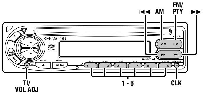 KENWOOD KDC-F327 - Accord pré-reglé - 1