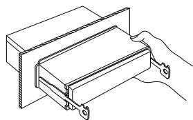 KENWOOD KDC-F327 - Retrait de l'appareil - 3