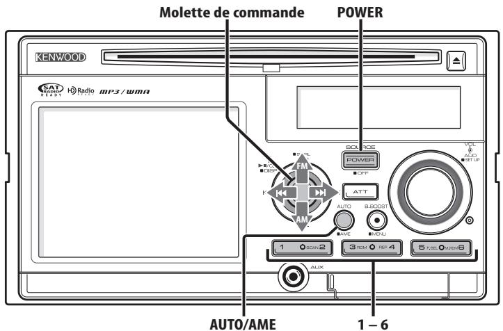KENWOOD DNR-1000U - Écouter l'autoradio pendant un appel - 2