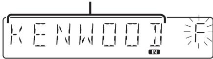 KENWOOD DNR-1000U - Entrer en mode de sélection de dossier appuyez sur la touche [f. SEL]. - 1