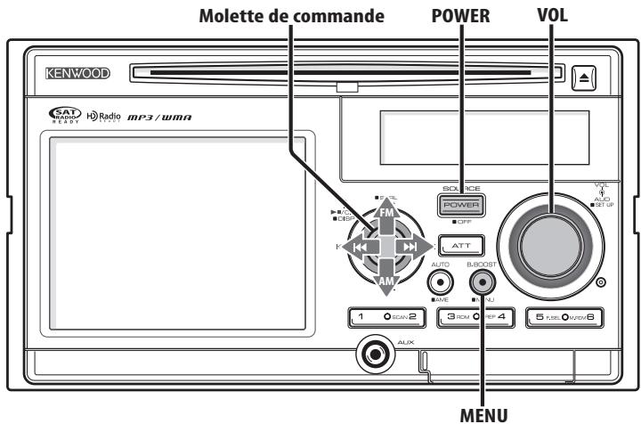 KENWOOD DNR-1000U - Syntoniser vers le haut ou vers le bas - 1